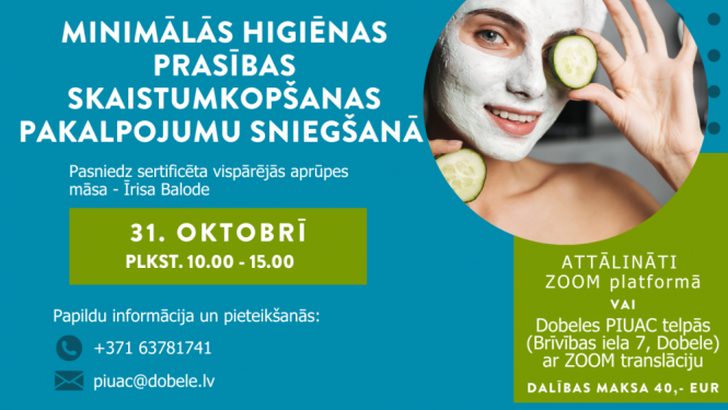 Minimālās higiēnas prasības skaistumkopšanā 31.10.24.