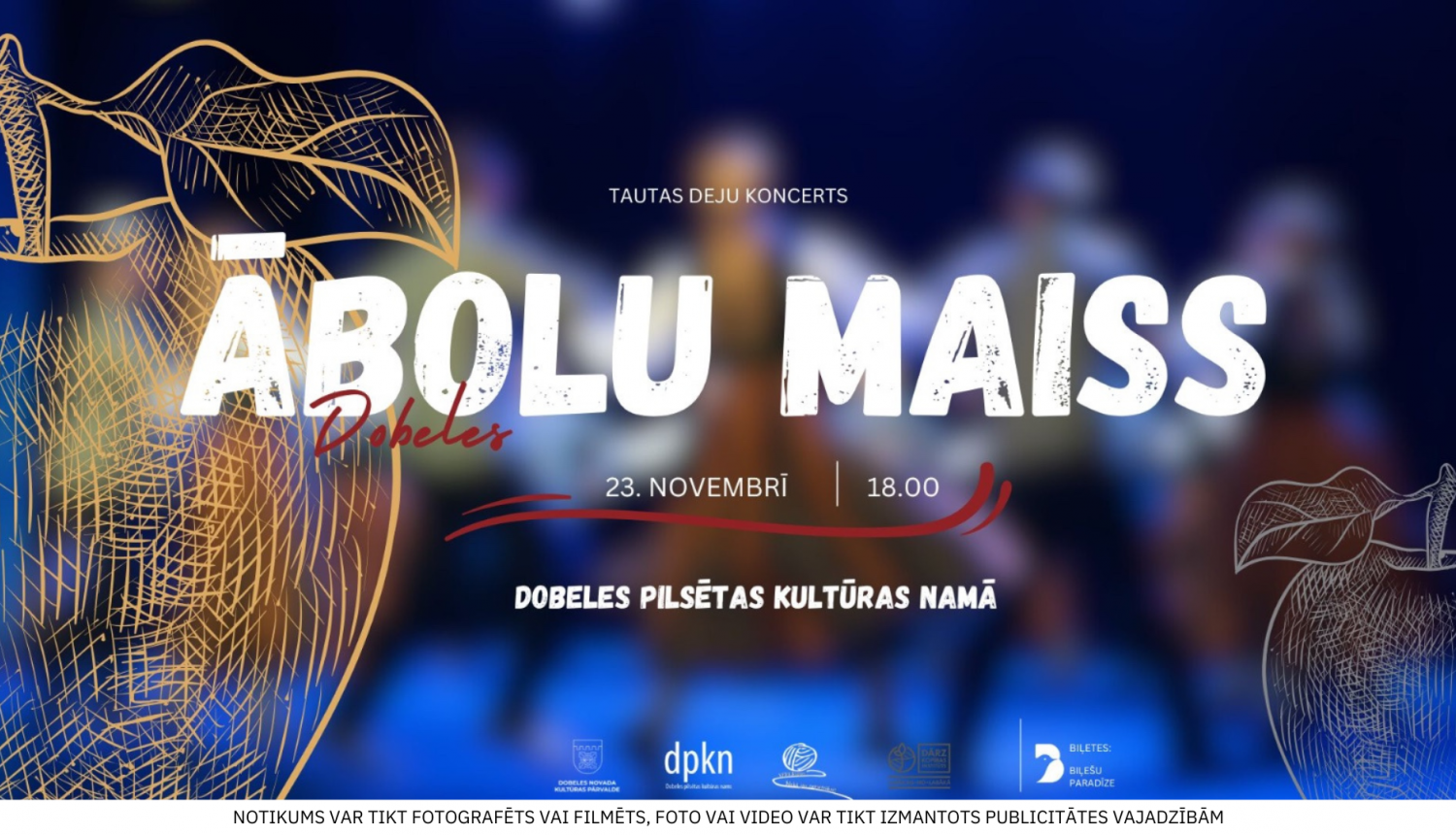 Tautas deju koncerts "Ābolu maiss"